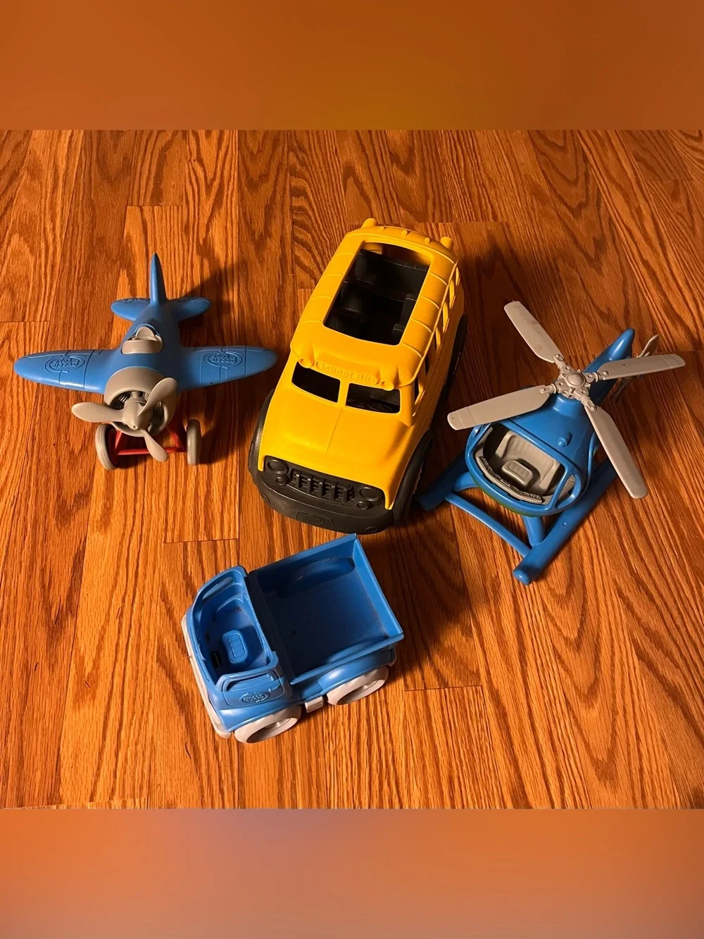 Green Toys - Durable Kids Toy Vehicles - 4 Items